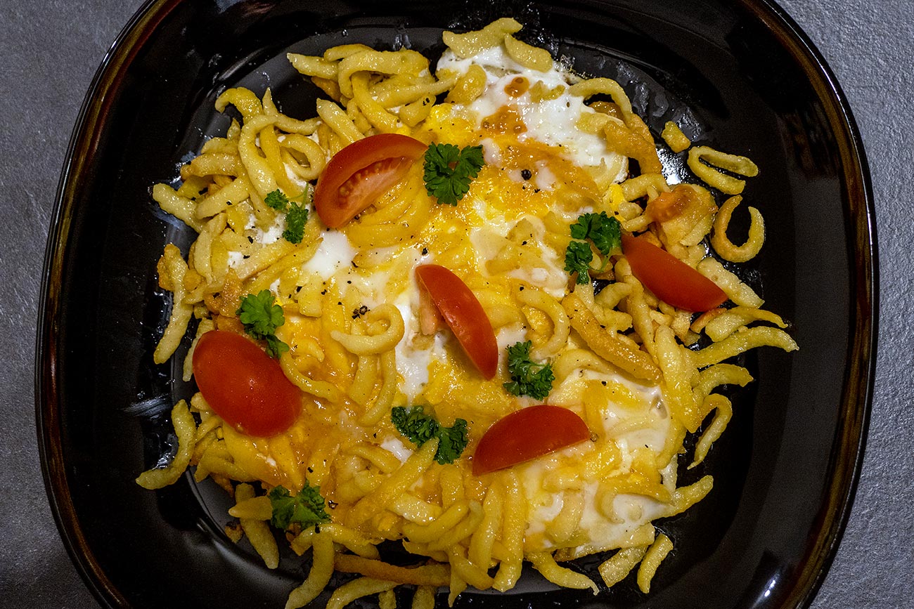 Gebratene Spätzle mit Ei - Jürgen kocht